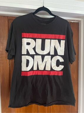 Graphic Tee - Black with Red & White Logo